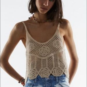 NEW: ZARA STRAPPY CROCHET TOP